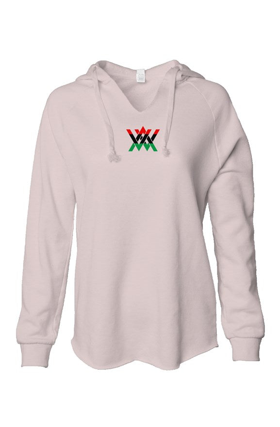 Womens Lightweight Wash Hooded Sweatshirt