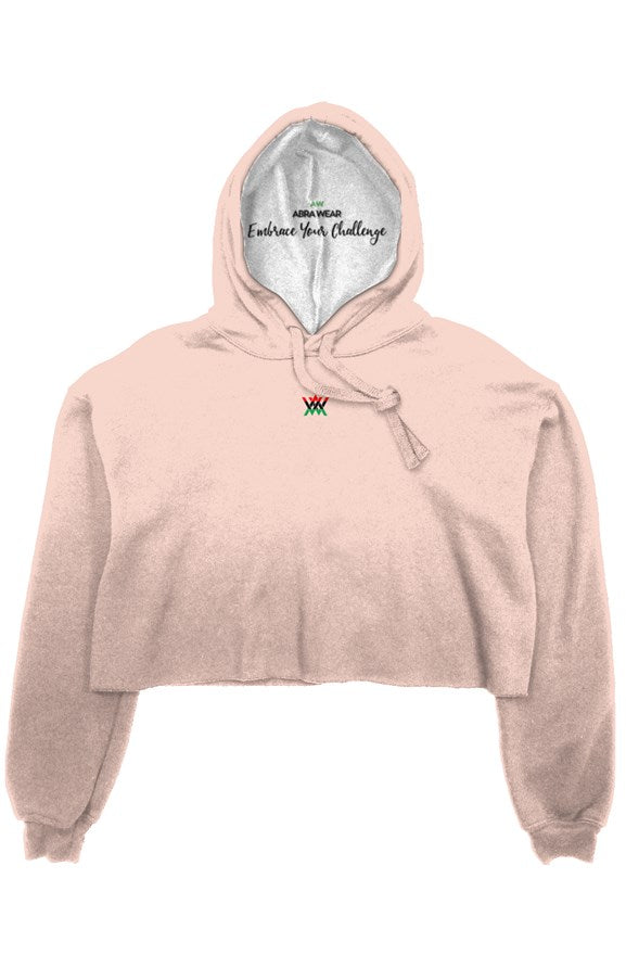 crop fleece hoodie